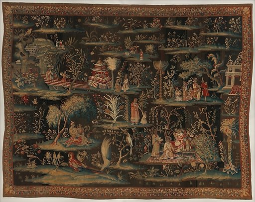 The Toilette of the Princess from a set of Tapestries "After the Indian Manner"