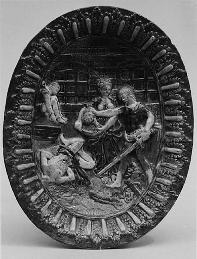 Dish with beheading of St. John the Baptist
