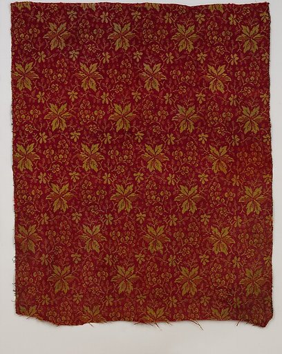 Ingrain carpet piece