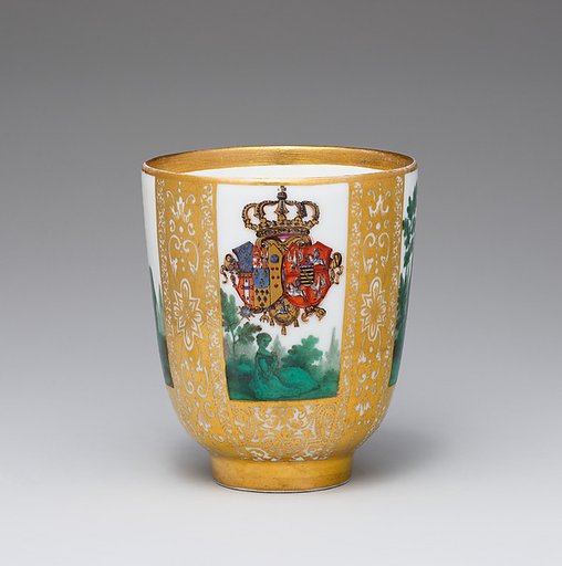 Cup with the Arms of Poland/Saxony and Naples/Sicily