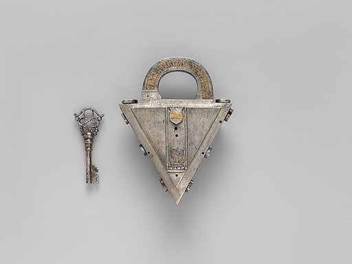 Padlock and key