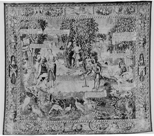 Jeu de boules or The Ball Game (from the Story of Gombaut and Macée set)