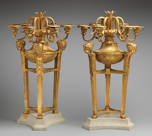 Pair of candelabra