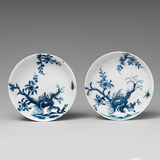Two miniature dishes (part of a service)