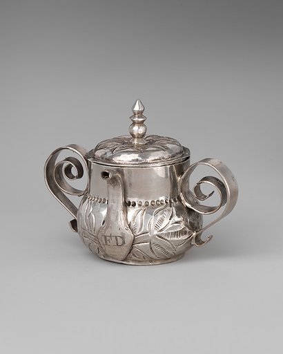Miniature posset cup with cover