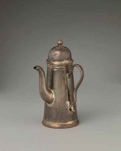 Miniature coffeepot with cover (part of a set)