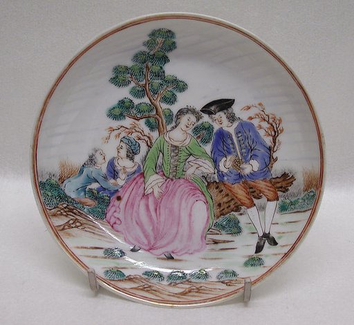 Teabowl and saucer