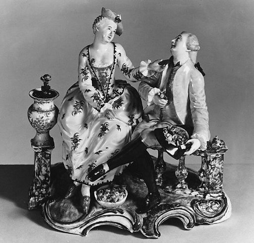 Seated couple