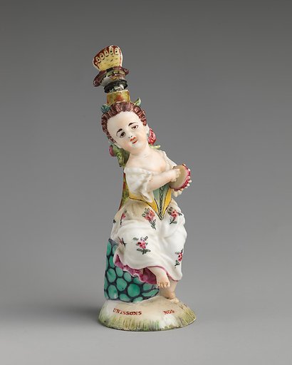 Girl with tambourine