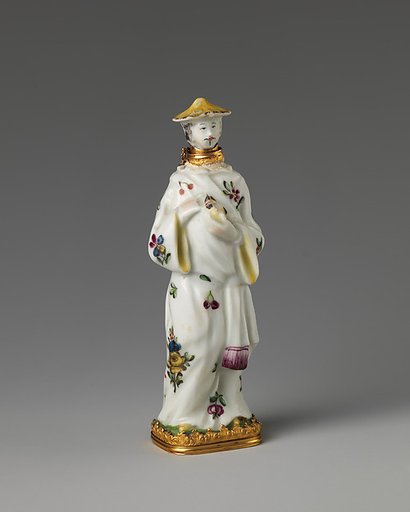 Chinese figure with bird