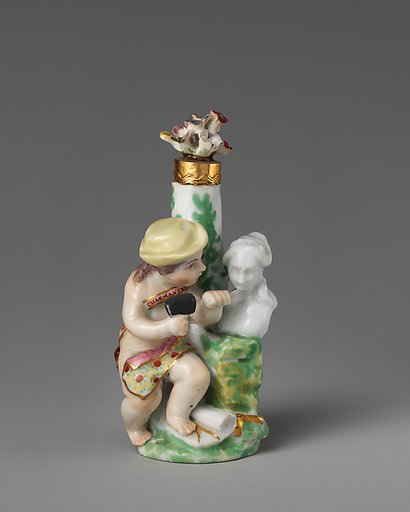 Cupid as sculptor