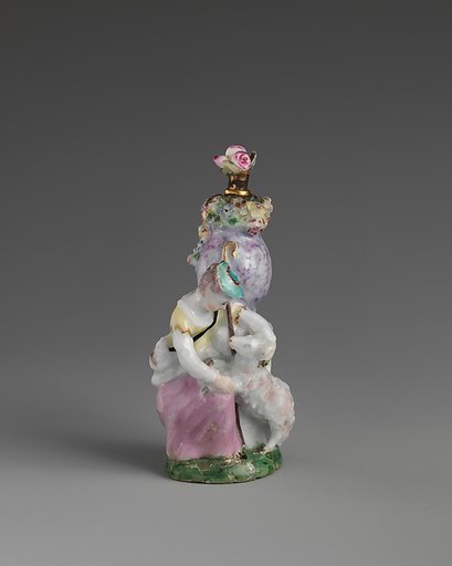 Girl with lambs