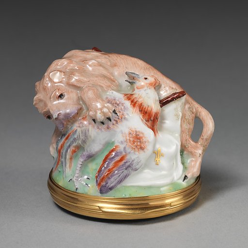 Lion and cock