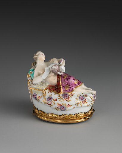 Venus and Cupid in a group