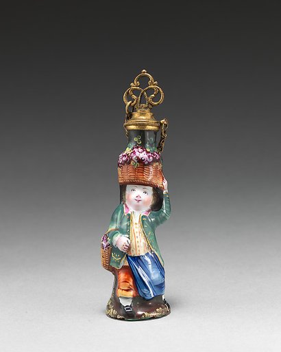Gardener with grapes scent bottle