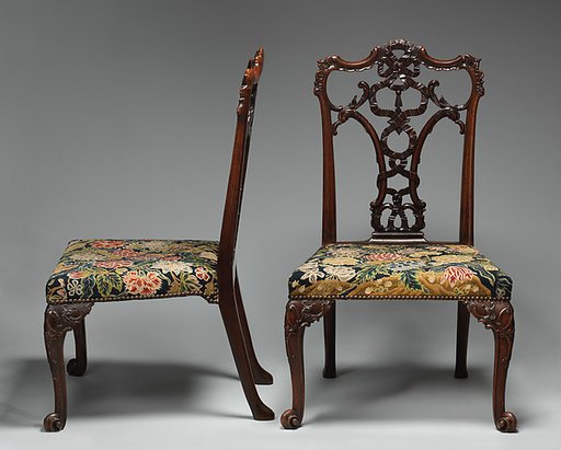 Side chair (one of a pair)