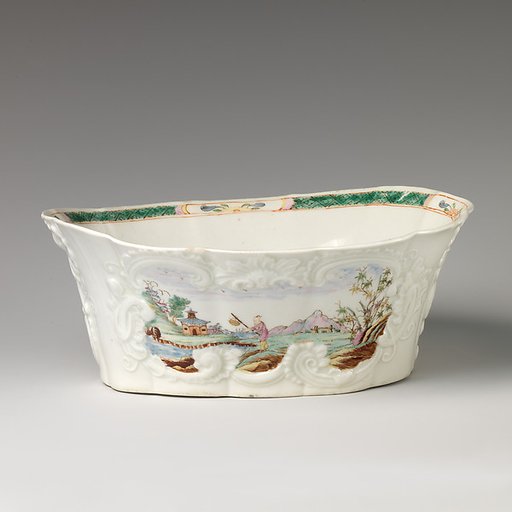 Oval potting pan