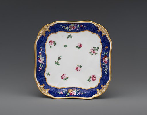 Fruit dish (compotier carré)