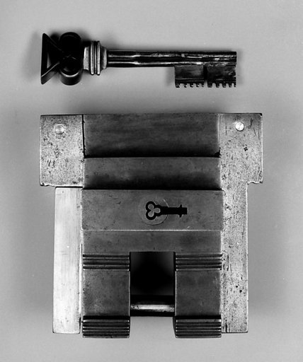 Padlock with key