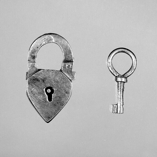 Padlock with key