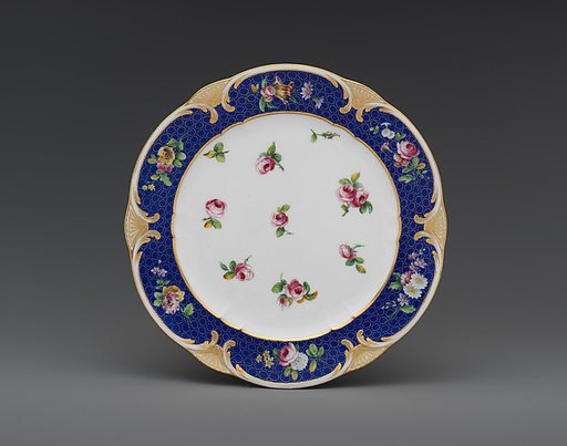 Plate (assiette à palmes)