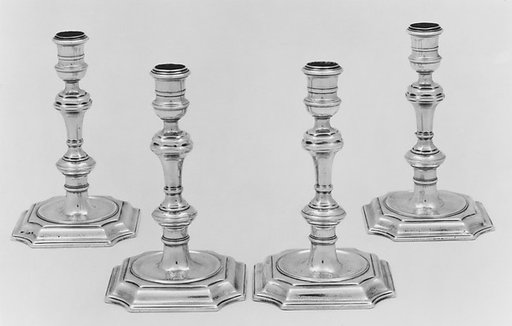 Set of four candlesticks