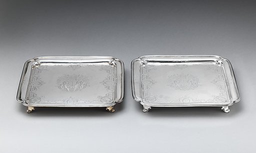 Salver (one of a pair)