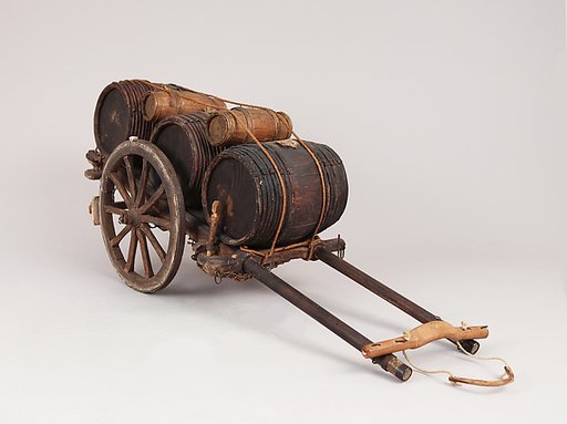 Cart and barrels