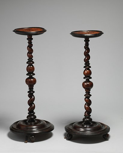 Pair of candlestands