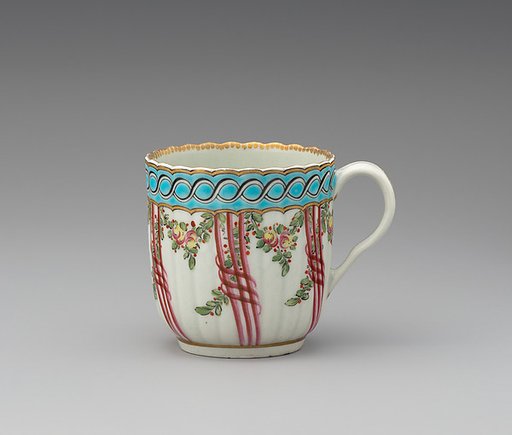 Four coffee cups (part of a service)