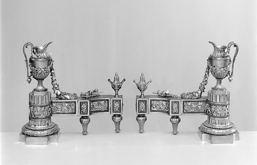 Pair of andirons