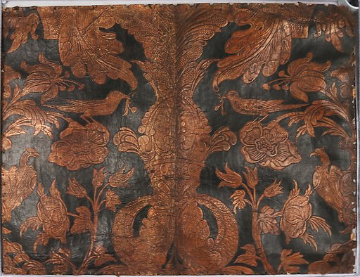 Three leather panels