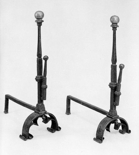 Pair of andirons
