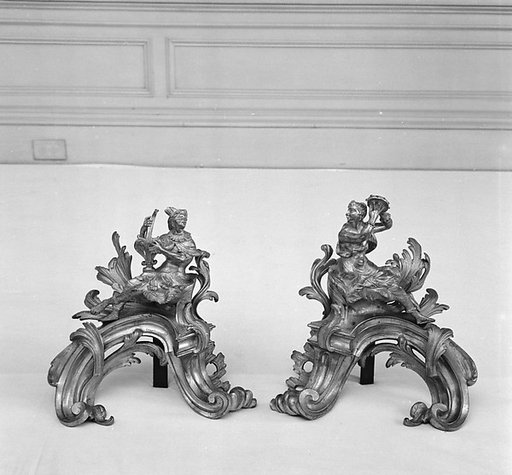 Pair of andirons
