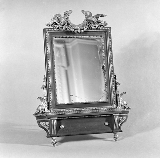 Rectangular toilet mirror