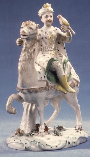 Turkish ruler seated upon a dromedary