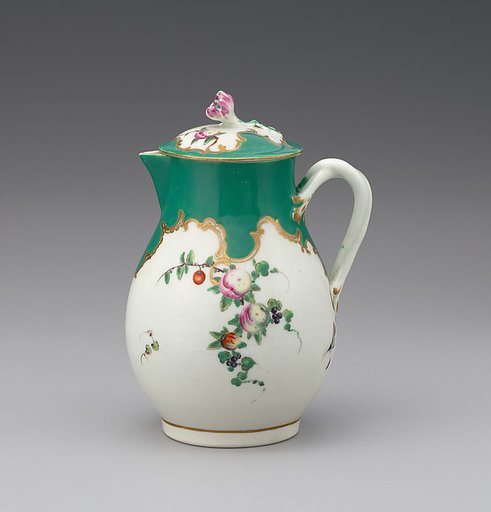 Milk jug with cover (part of a service)