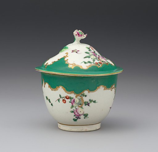 Sugar bowl with cover (part of a service)