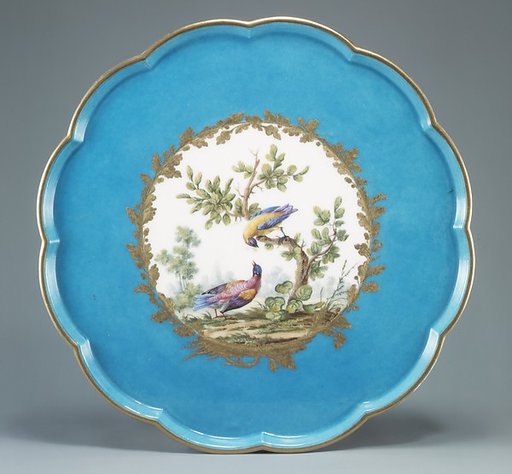 Fruit stand (soucoupe à pied) (one of four) (part of a service)