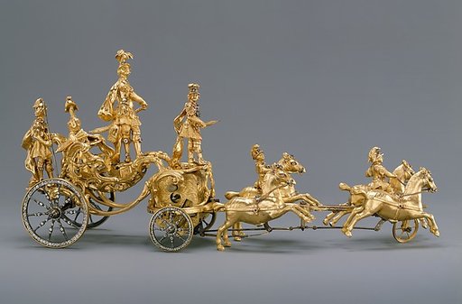 Automaton in the Form of a Triumphal Chariot Drawn by Four Horses