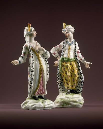 Couple Dressed as Persians