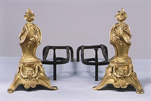 Pair of andirons