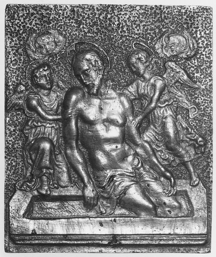 Dead Christ Supported by Angels