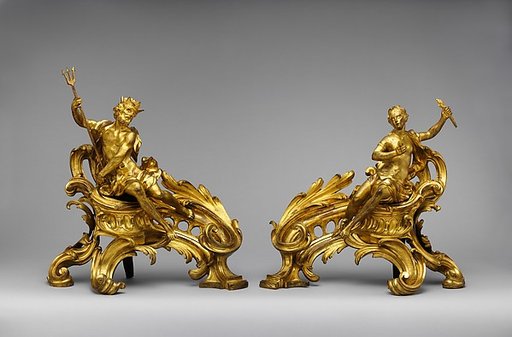 Pair of firedogs (chenets)