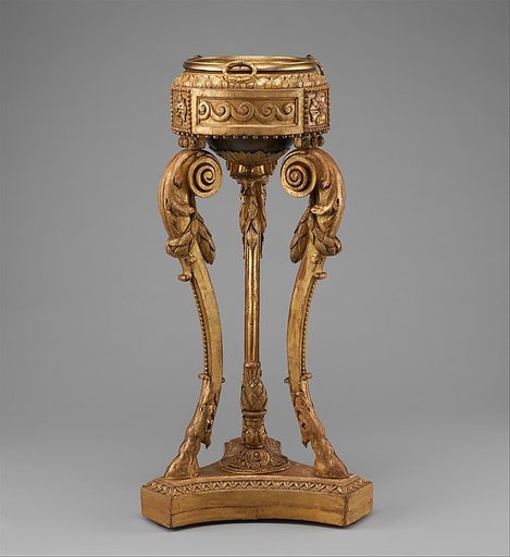 Pair of tripod stands (athèniennes)