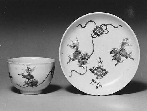 Teabowl and saucer