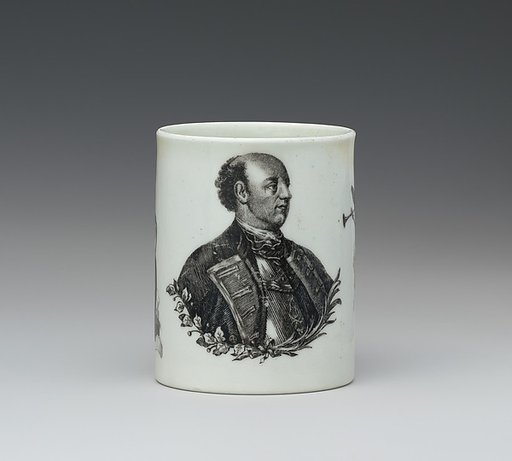 Mug with portrait of General John Manners (1721–1770), Marquis of Granby