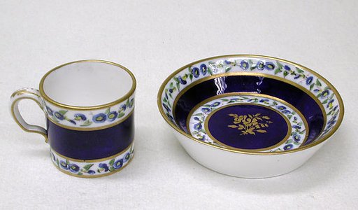 Miniature cup and saucer