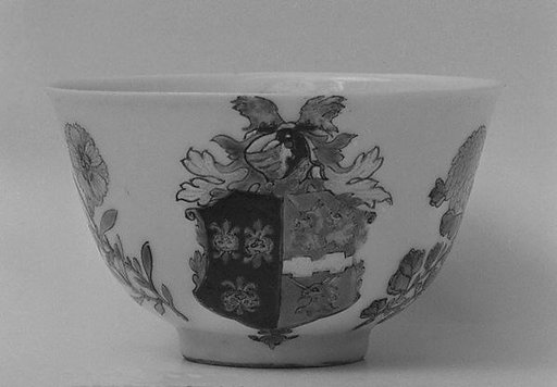 Teabowl and saucer
