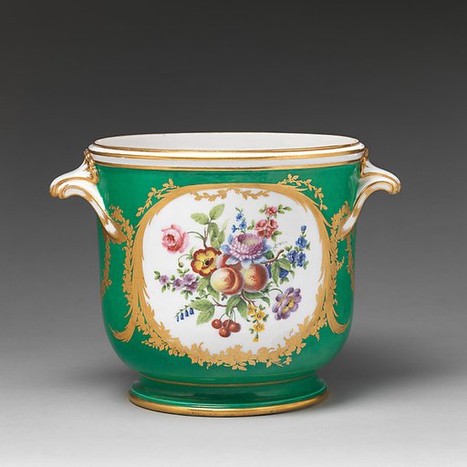 Bottle cooler (seau à bouteille) (part of a service)